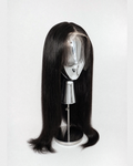 straight raw 13x4 hd-lace frontal wig - 1B