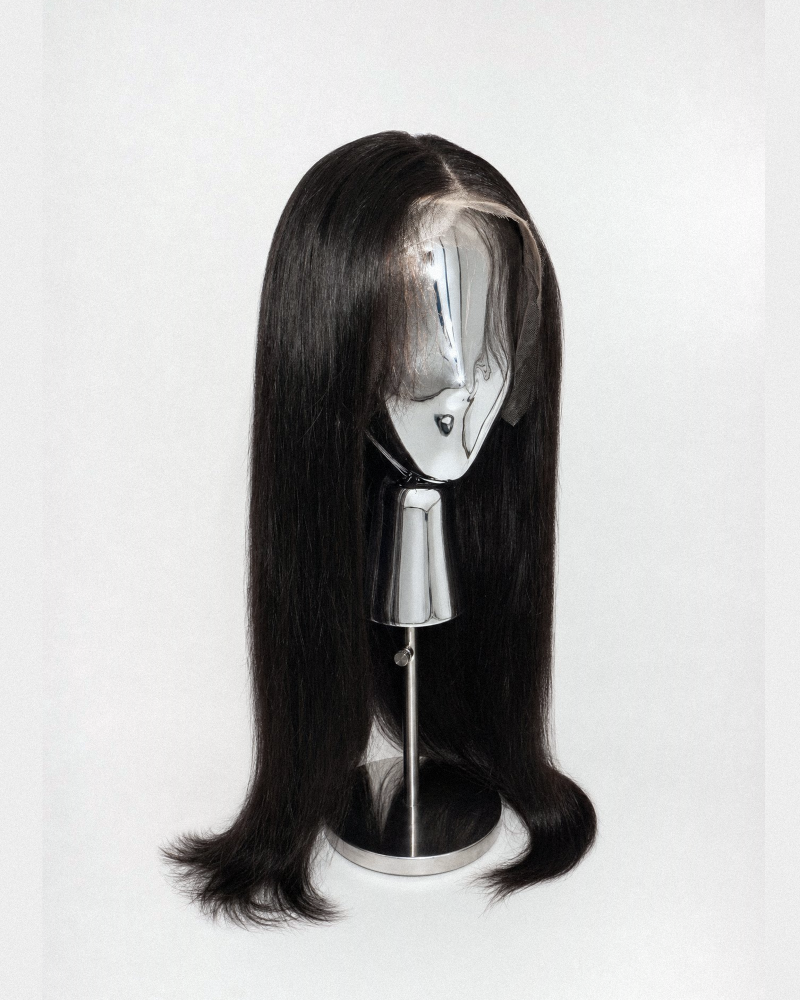 straight raw 13x6 hd-lace frontal wig  - 1B