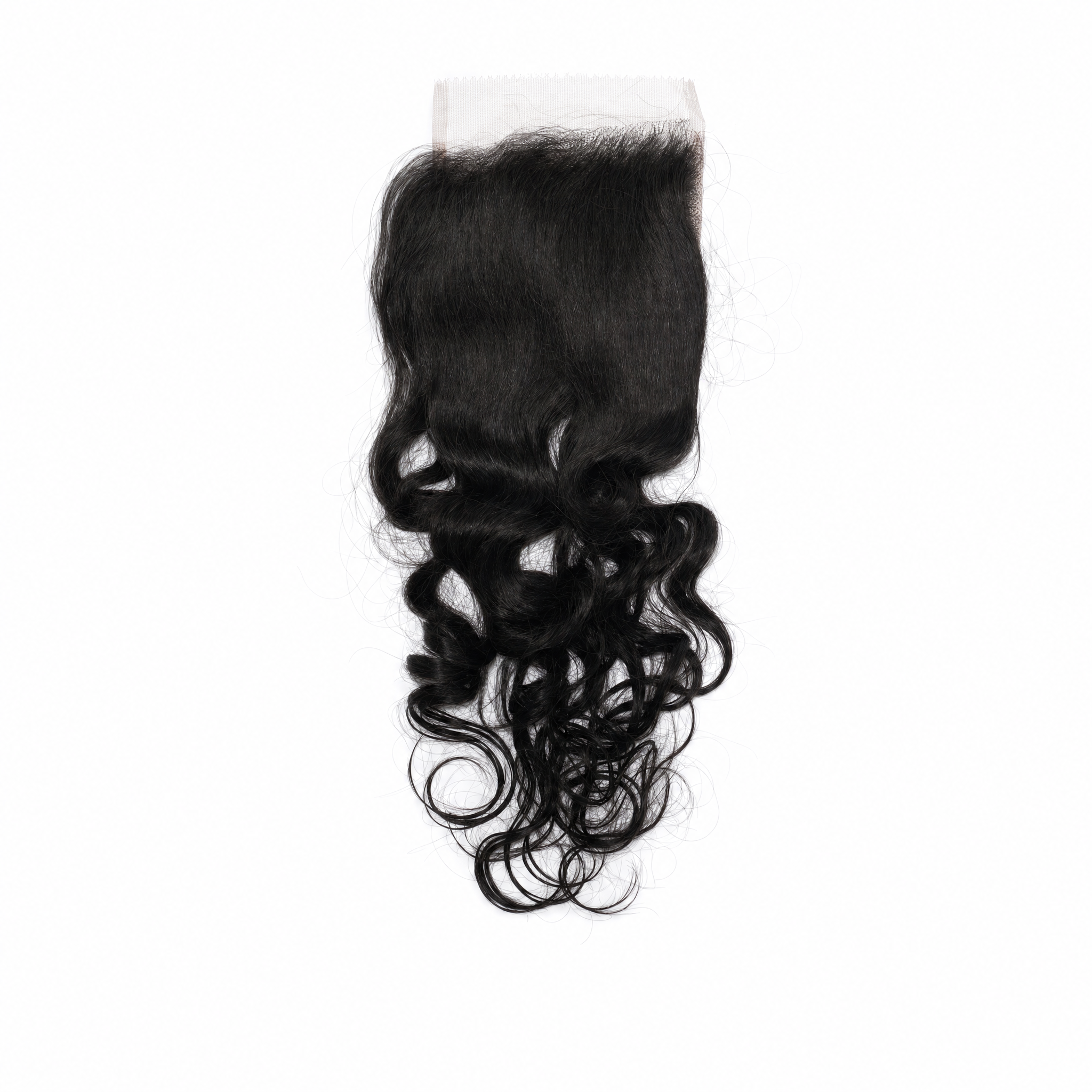 natural raw lush loose wave 5x5 hd closure -  1B