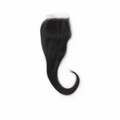 natural straight raw 5x5 hd closure -  1B