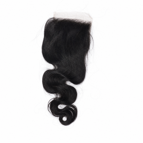 natural raw body wave 5x5 hd closure - 1b