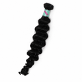 raw lush deep wave weft bundle - 1B