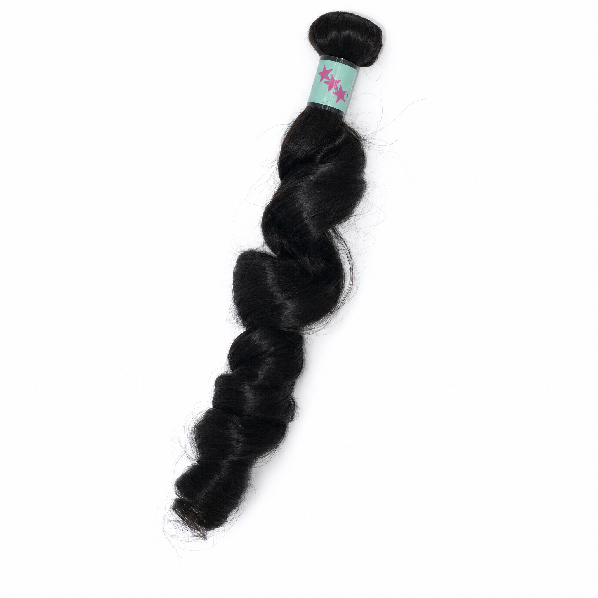 raw lush loose wave weft bundle - 1B