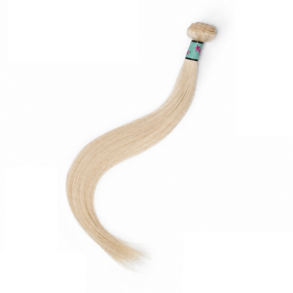 raw lush blondie barbie straight weft bundle -  613